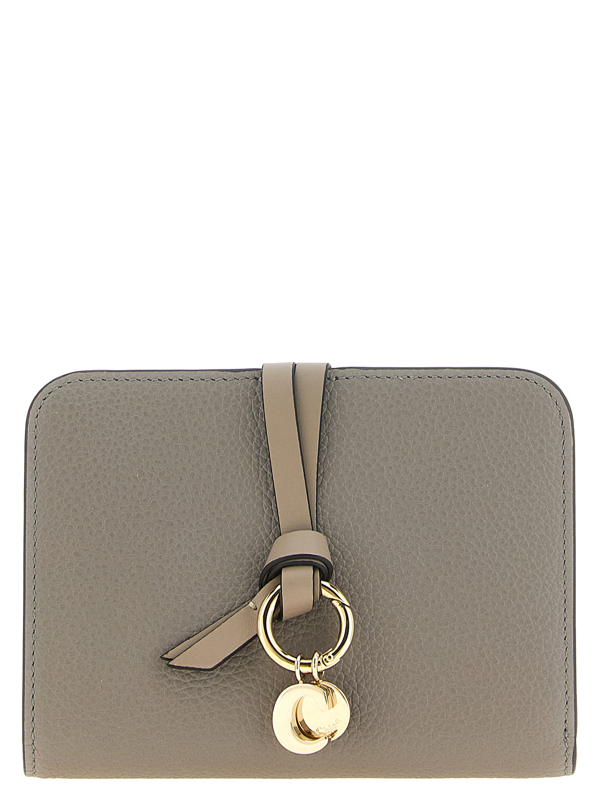 Chloé Gray Calfskin Cardholder - Timeless Luxury Accessory