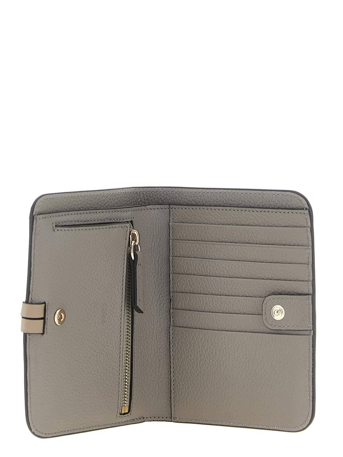 Chloé Gray Calfskin Cardholder - Timeless Elegance Redefined