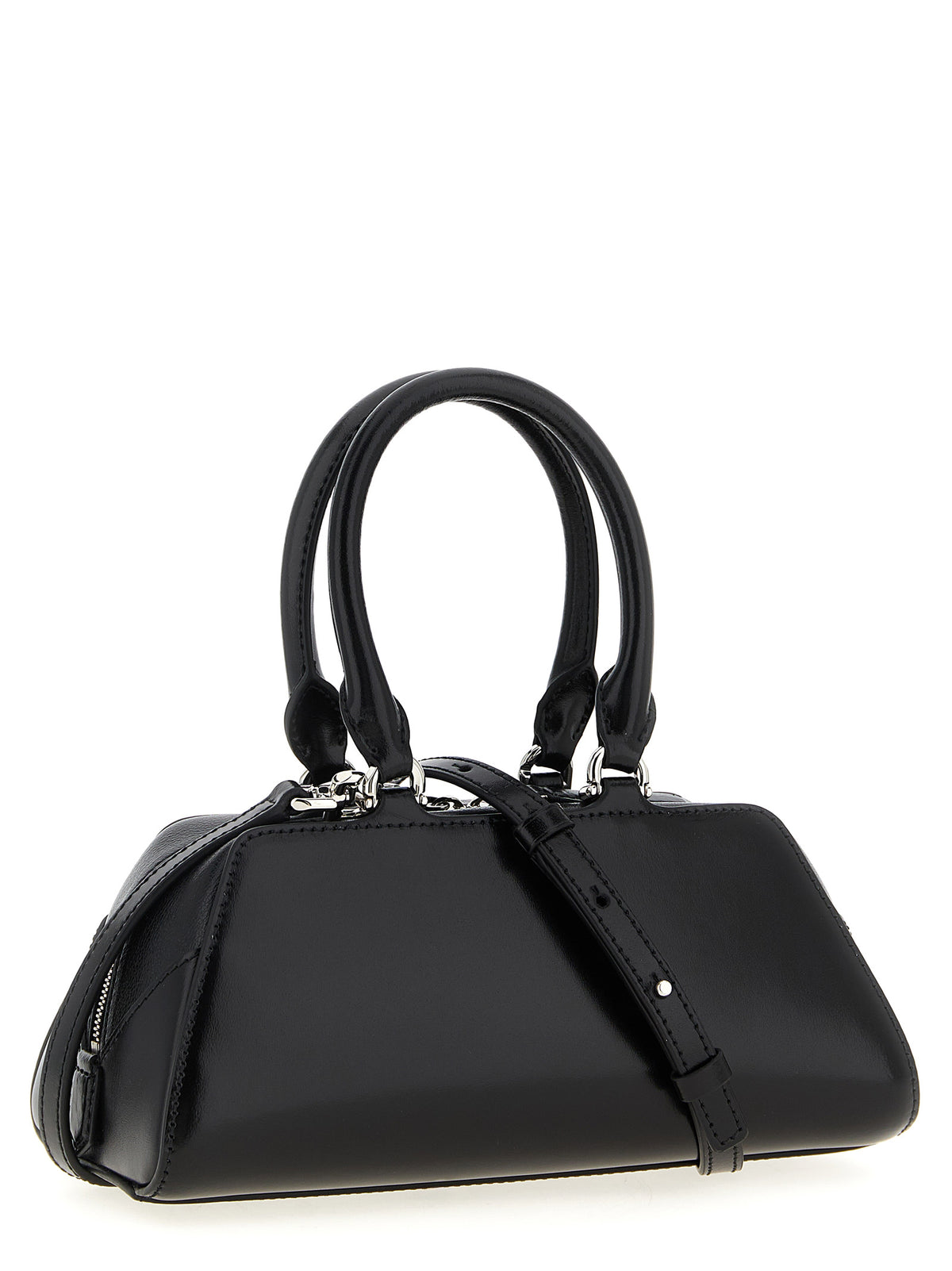 Givenchy Antigona East-West Mini Handbag in Black Calfskin