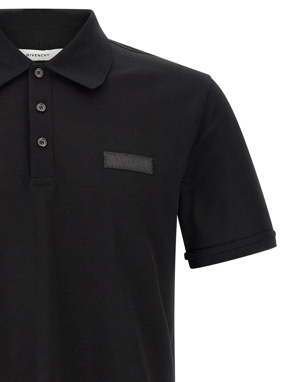 Givenchy Piqué Cotton Polo Shirt - Timeless Luxury Elegance