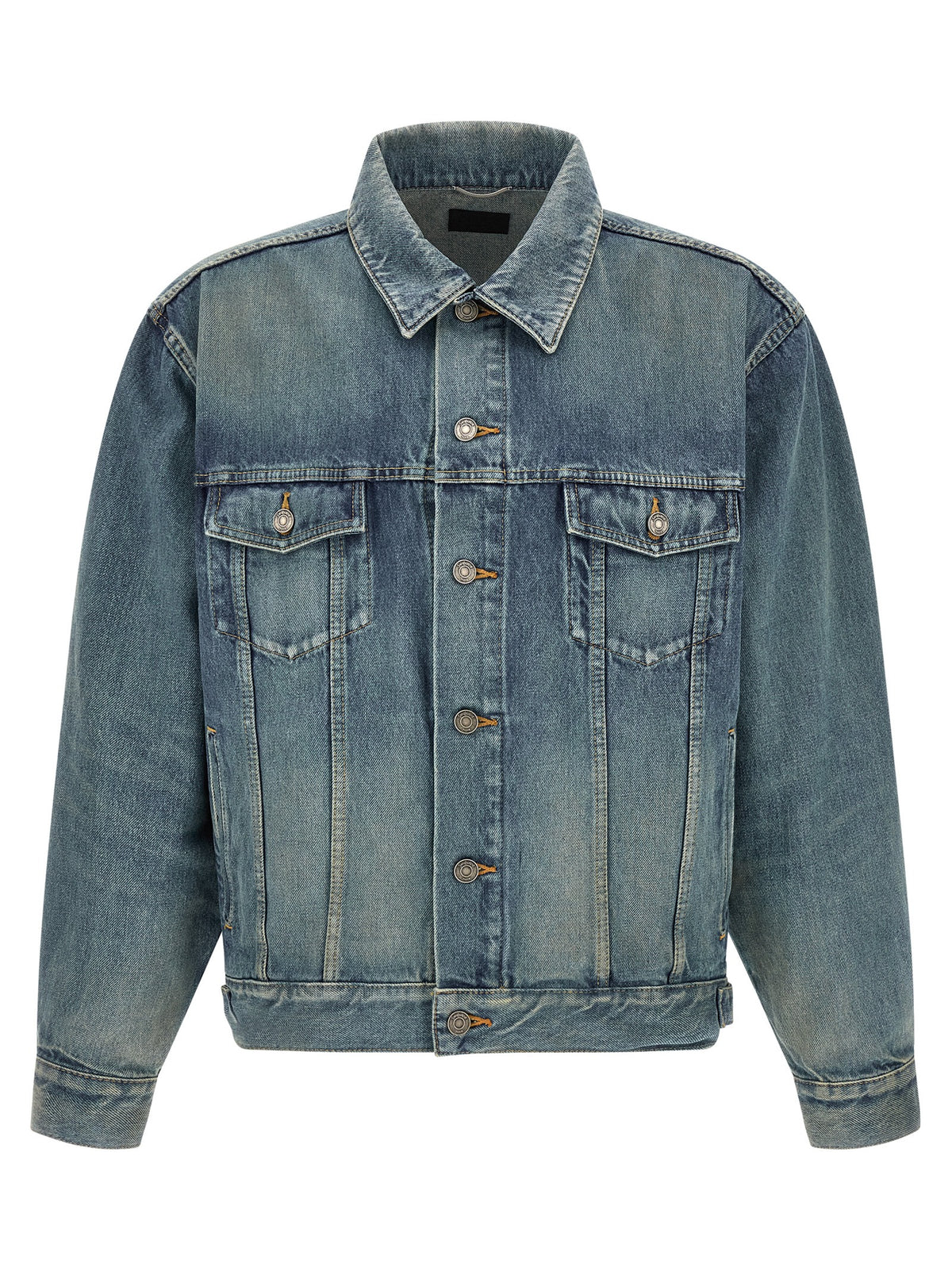 Saint Laurent Blue Denim Trucker Jacket - Timeless Luxury Style