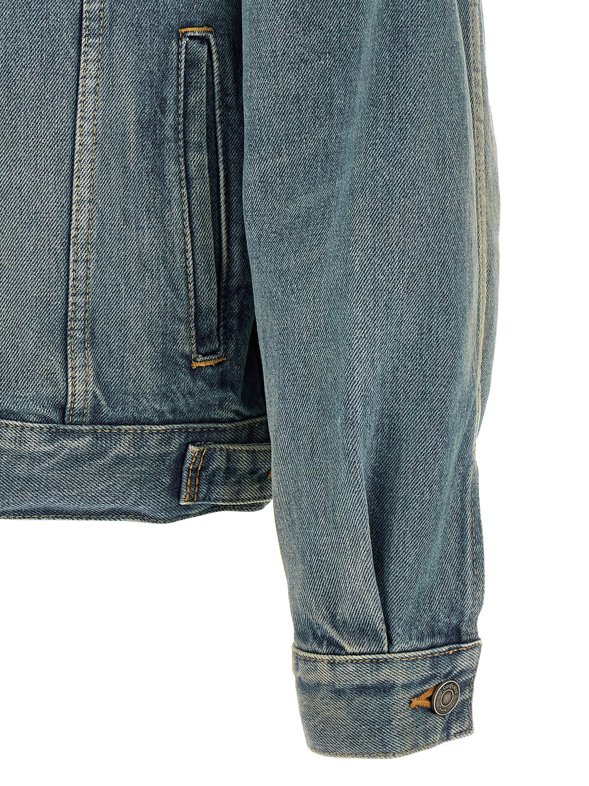 Saint Laurent Denim Trucker Jacket - Timeless Luxury Essential