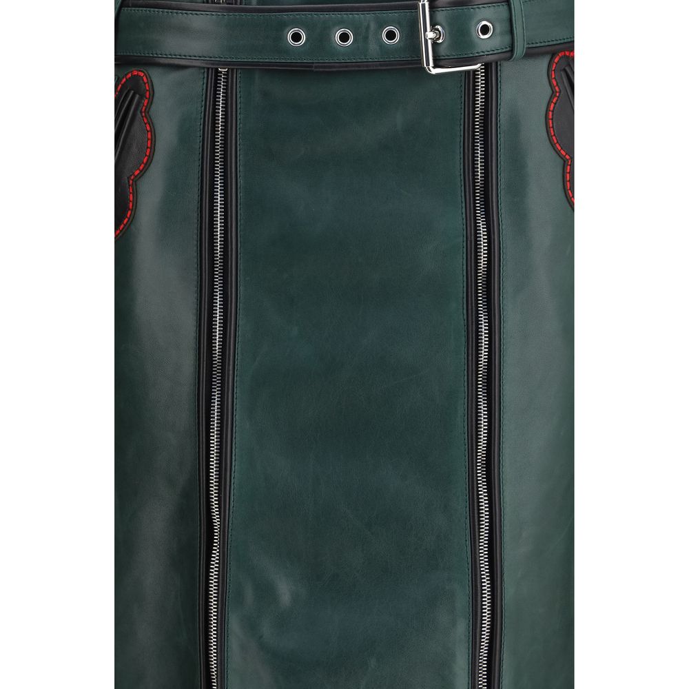 Marni Bicolor Calf Leather Long Skirt - Exquisite Italian Craftsmanship