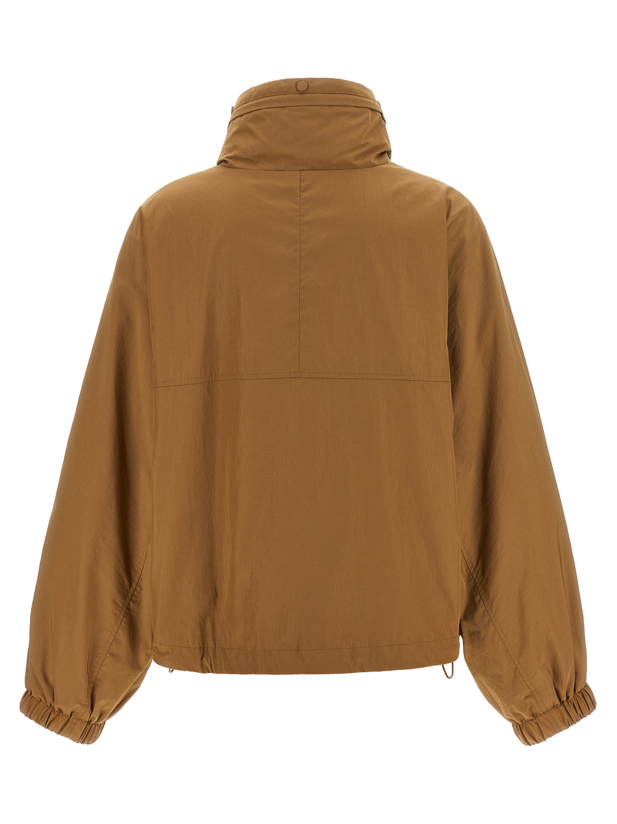 Max Mara Brown Polyamide Full-Length Jacket - Timeless Luxury Outerwear