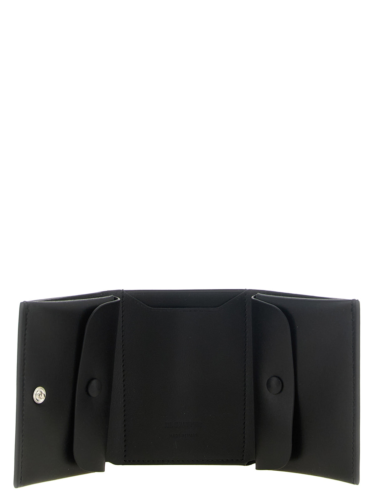 Jil Sander Black Calfskin Wallet - Timeless Elegance Redefined