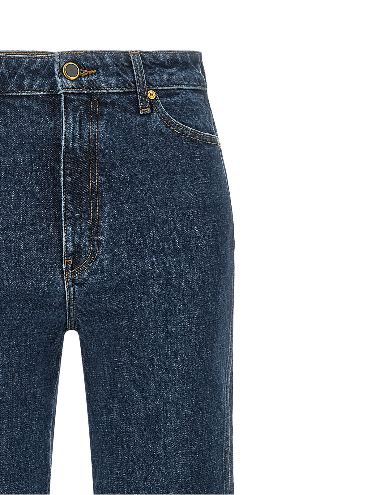 Khaite Danielli Jeans - Timeless Elegance in Dark Wash Denim