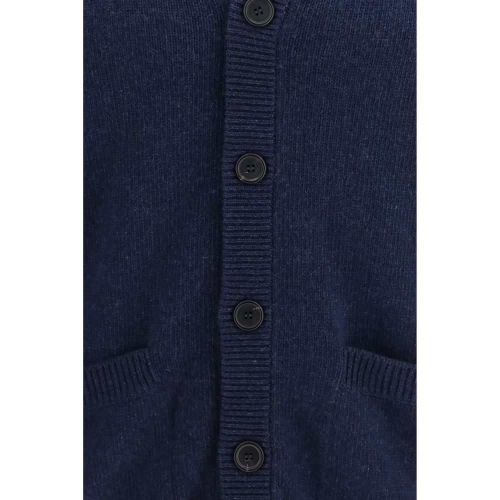 Prada Blue Cashmere Cardigan - Timeless Luxury Essential