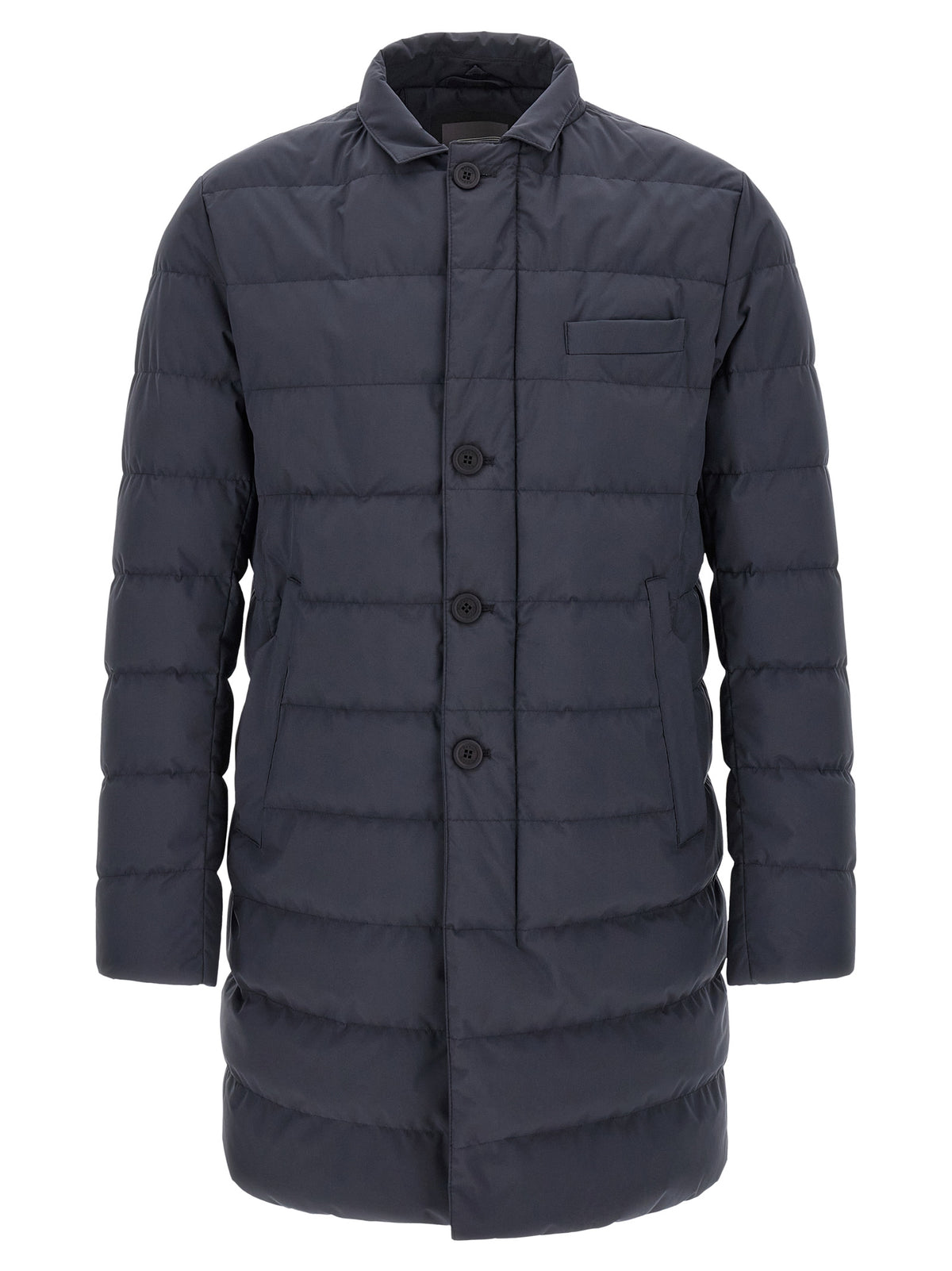Herno Blue Full-Length Jacket - Elevate Your Luxe Wardrobe
