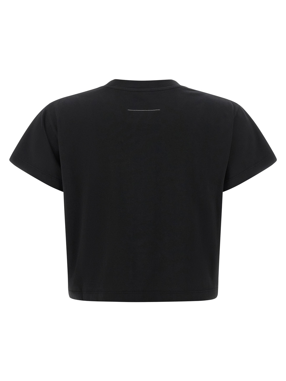 MM6 Maison Margiela Cropped Cotton T-Shirt - Luxe Minimalism