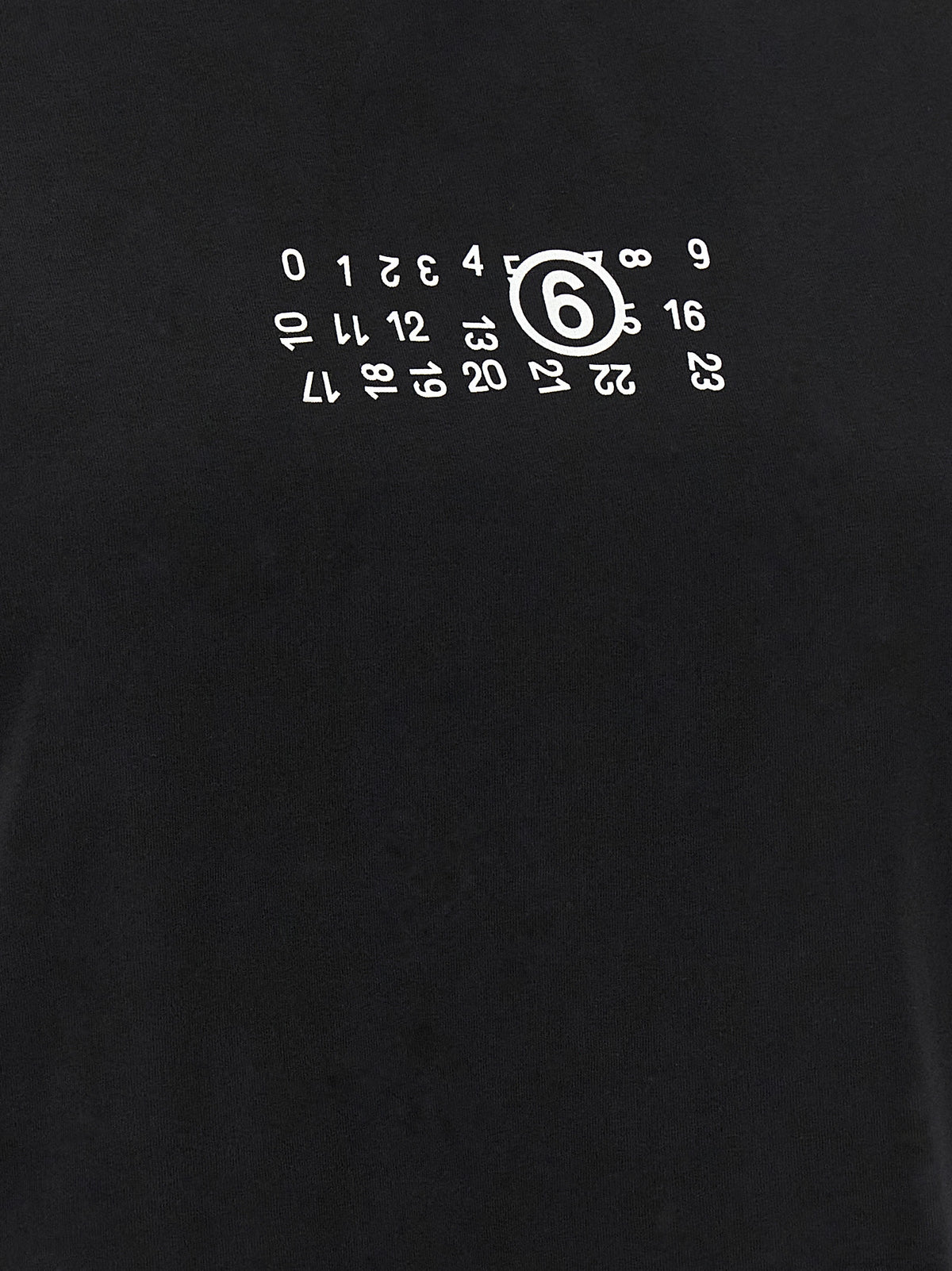 MM6 Maison Margiela Black Cropped T-Shirt - Timeless Luxury