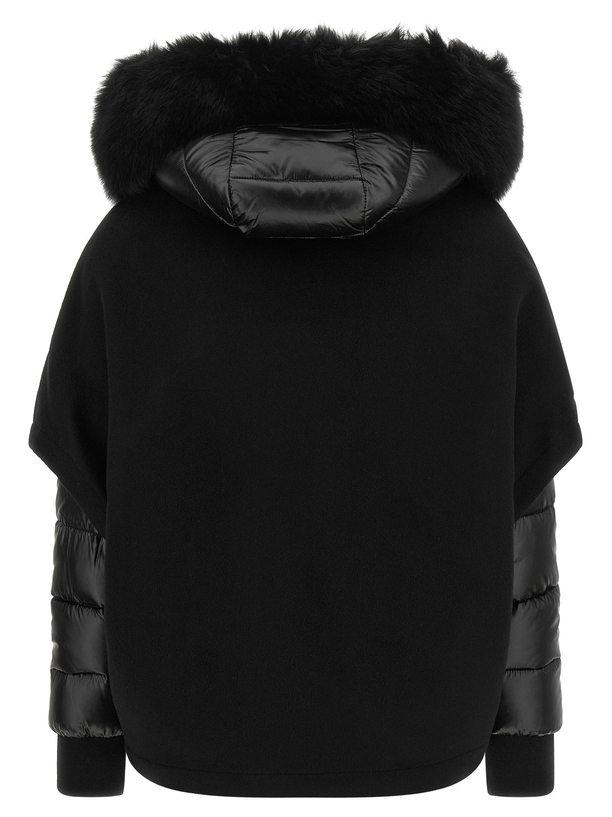 MooRER Black Wool Shell Jacket - Exquisite Modular Luxury