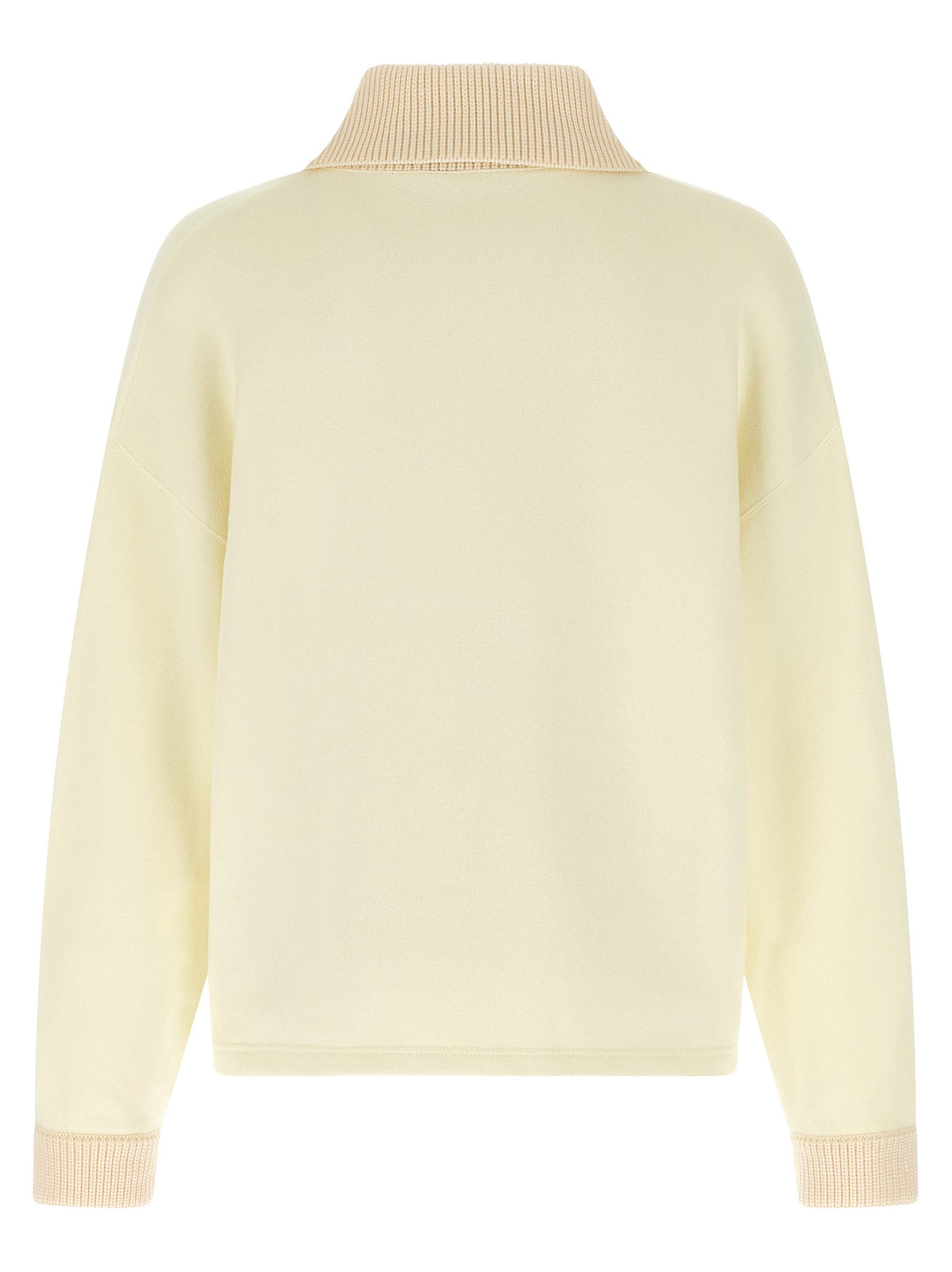 Jacquemus Beige Cotton Sweatshirt - Elevate Your Casual Elegance