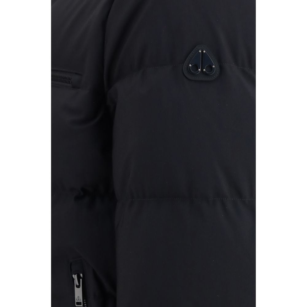 Moose Knuckles Luxe Black Full-Length Puffer Jacket