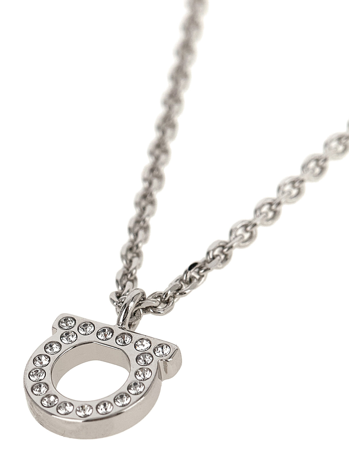 Ferragamo Silver Gancini Necklace - Timeless Luxury Elegance