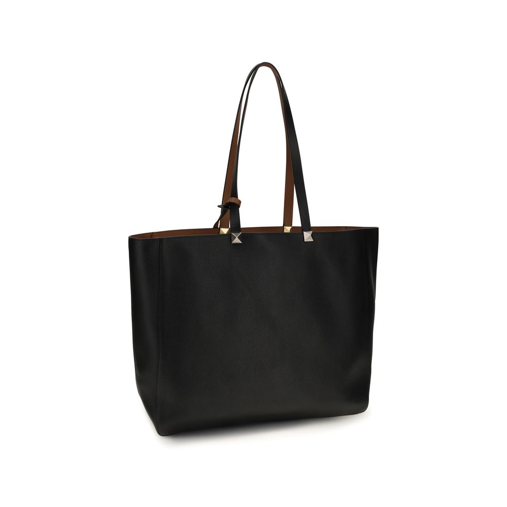 Valentino Garavani Black Calf Leather Shoulder Bag - Timeless Elegance