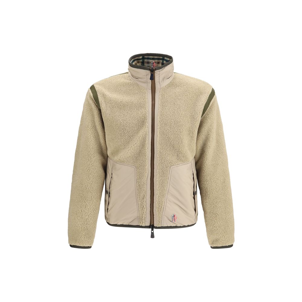 Moncler Grenoble Multicolor Marabou Sweatshirt - Luxury Reversible Fleece