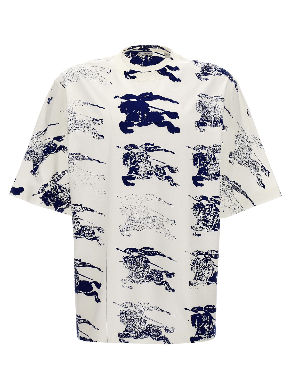 Elevate your wardrobe with the Burberry Multicolor Cotton T-Shirt, a luxurious blend of comfort and style, perfect for those who appreciate exquisite craftsmanship.