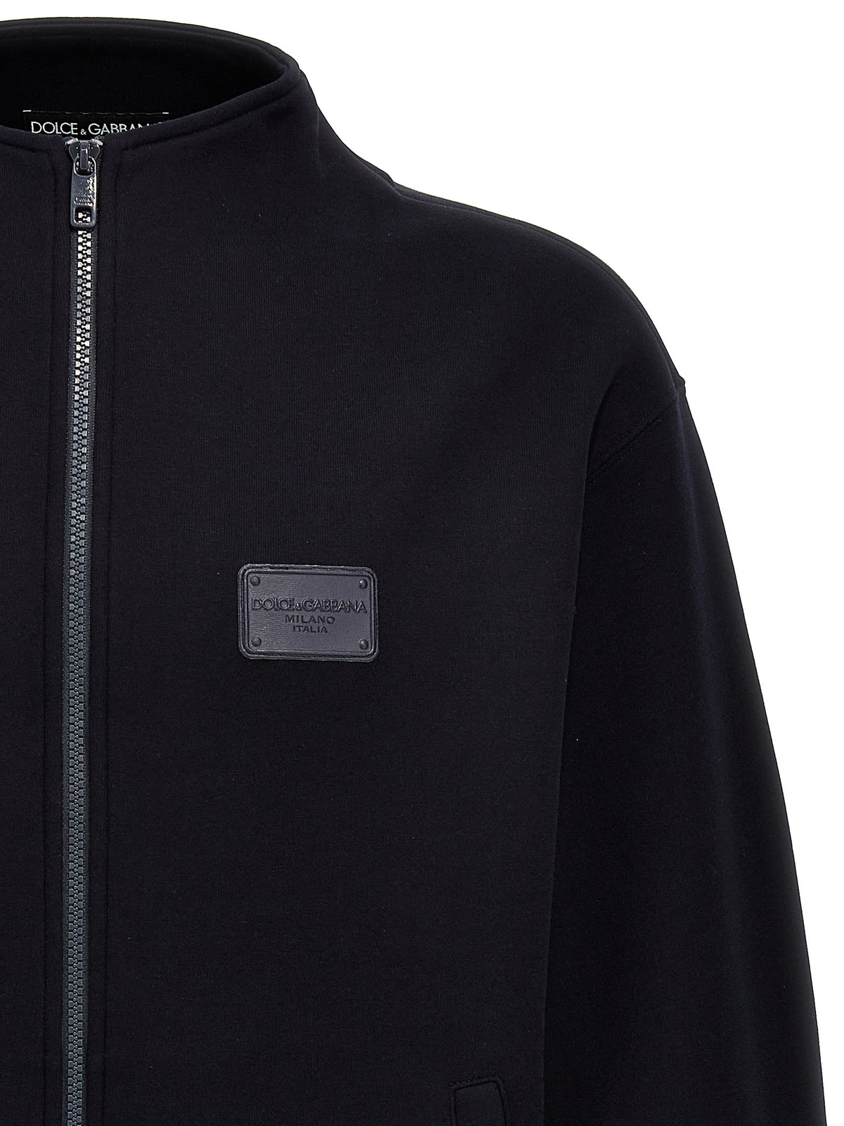 Embrace the allure of the Dolce & Gabbana Blue Cotton Sweatshirt, a fusion of sophistication and comfort, crafted in Italy for those who command attention.