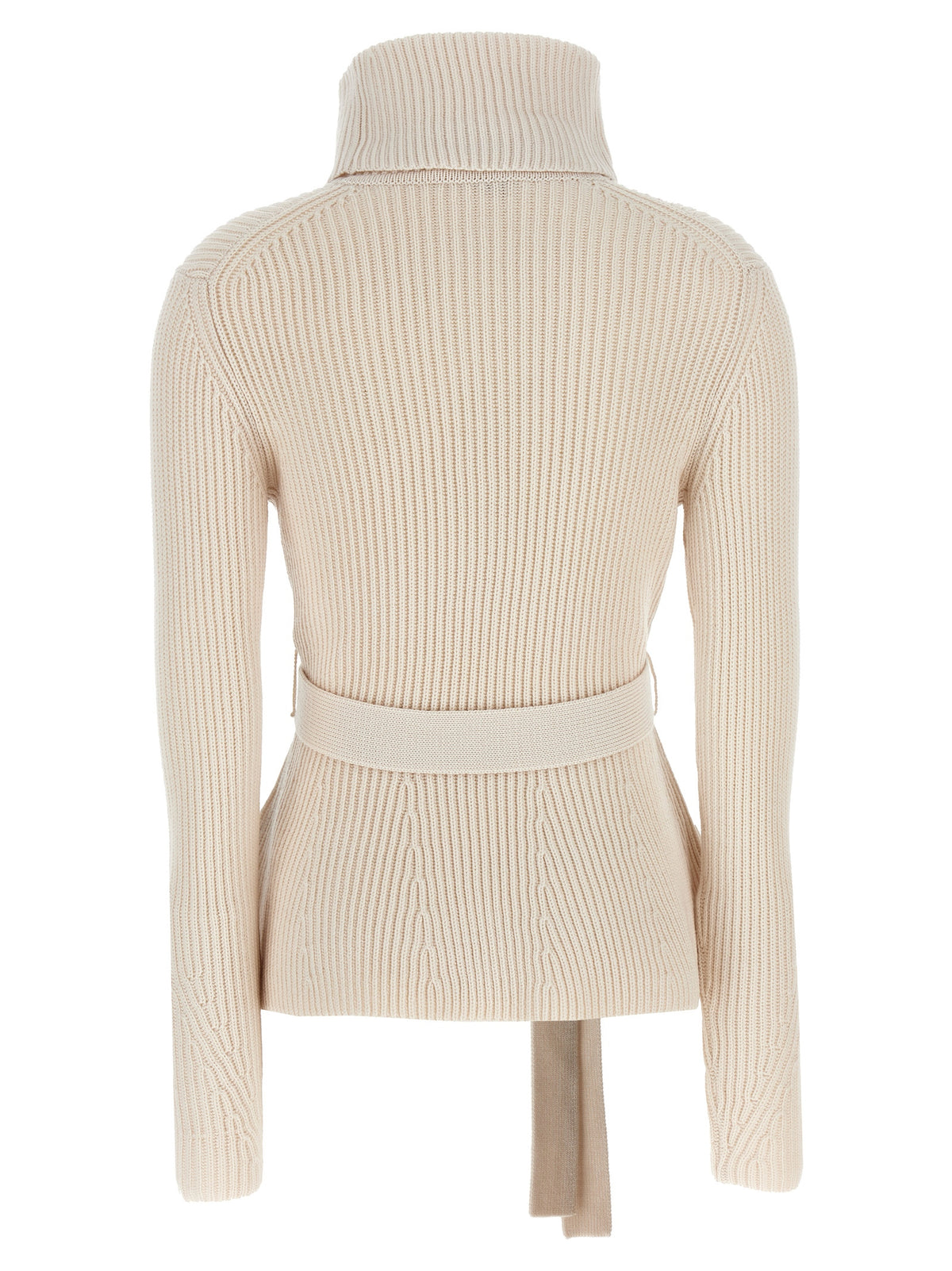 Elevate your style with the Zimmermann Beige Merino Wool Cardigan, a luxurious blend of sophistication and warmth, perfect for the discerning individual.
