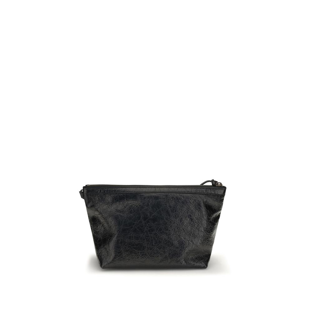Balenciaga Vintage Leather Pouch - Timeless Luxury Accessory