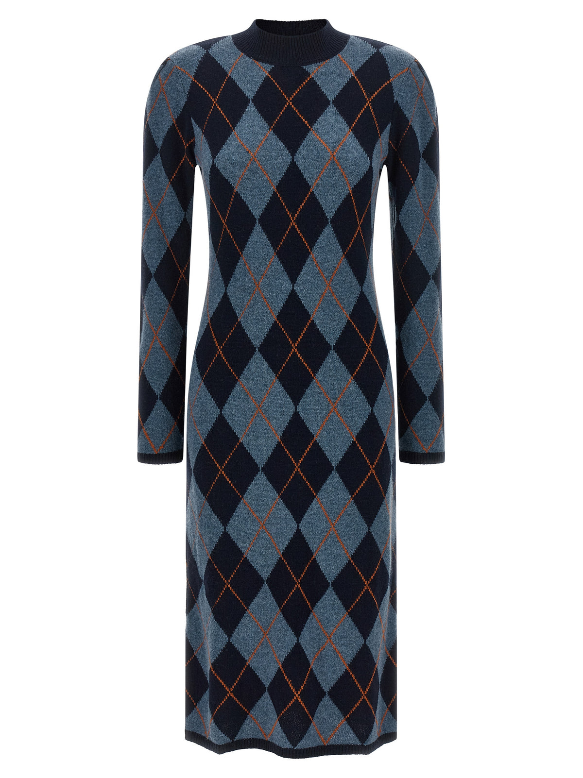 Twinset Orange Viscose Casual Dress - Elevate Your Elegance