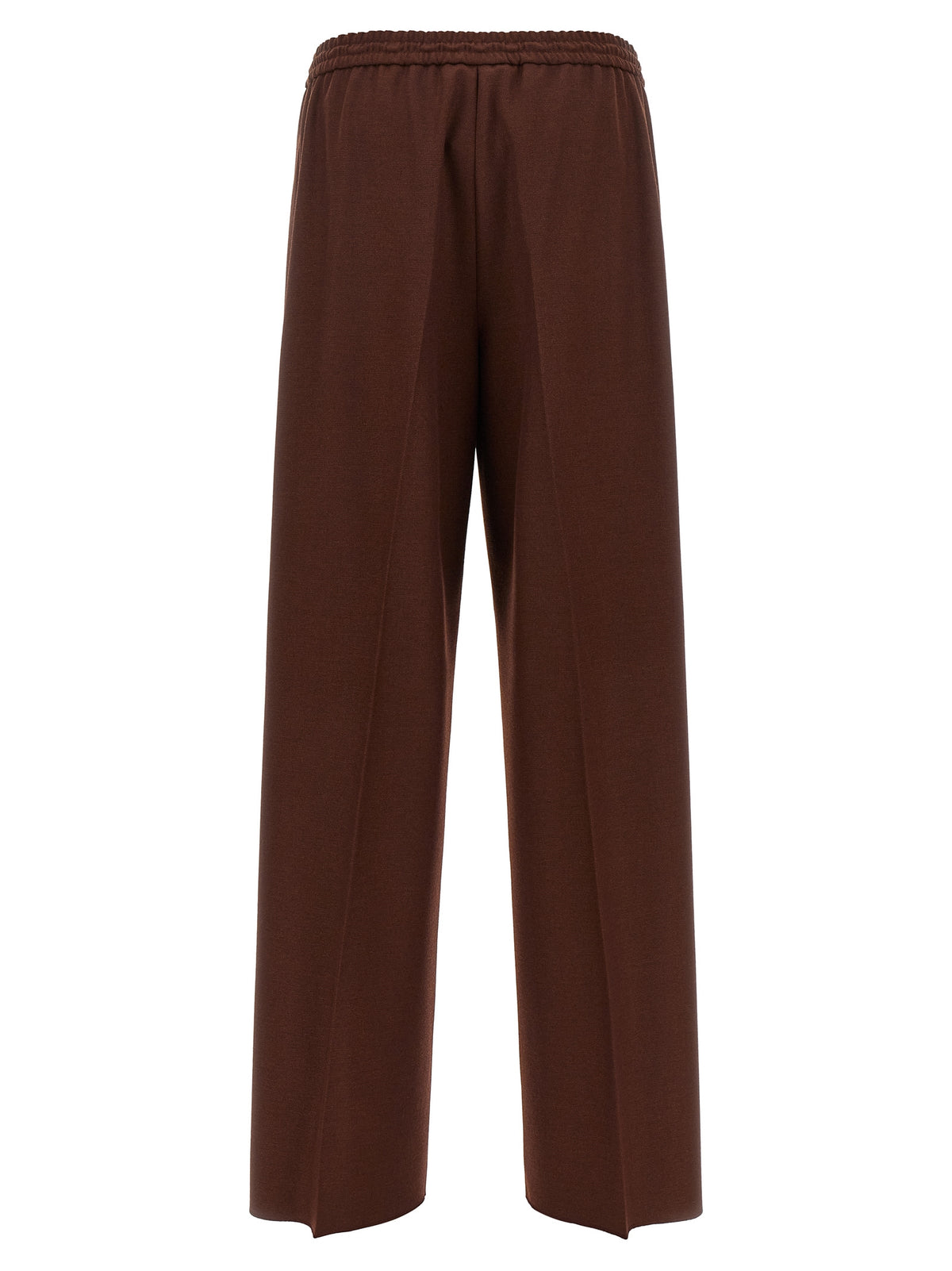 Max Mara Brown Wool Casual Pants - Elevate Your Elegance