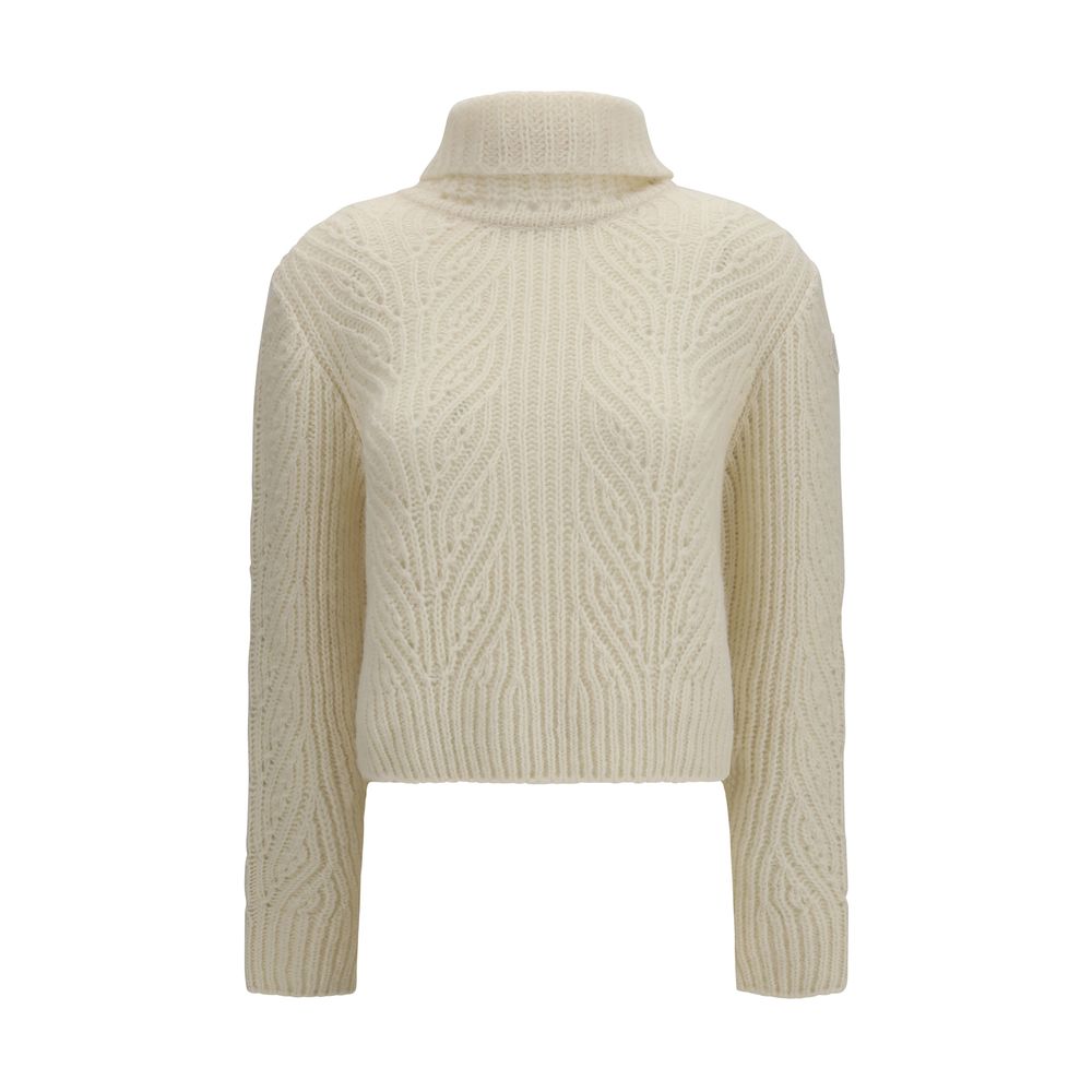 Moncler Beige Wool Oves Aries Turtleneck - Exquisite Alpaca Blend