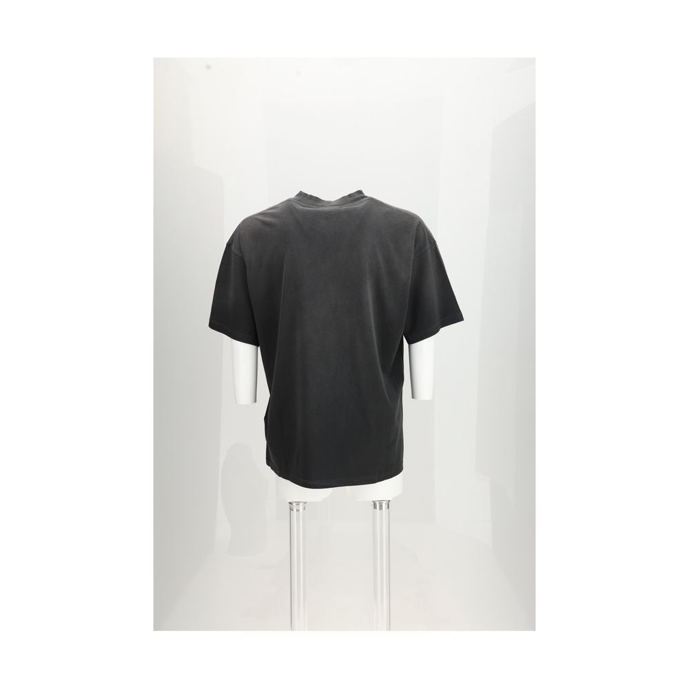 Represent Gray Cotton T-Shirt - Effortless Luxury Redefined