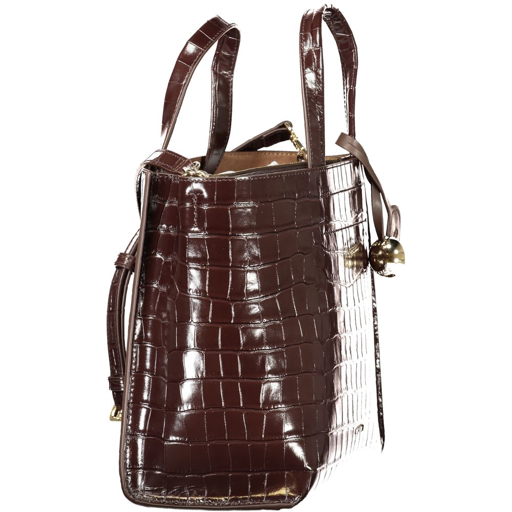 Furla Divide It S Tote Bag - Luxurious Brown Leather Elegance
