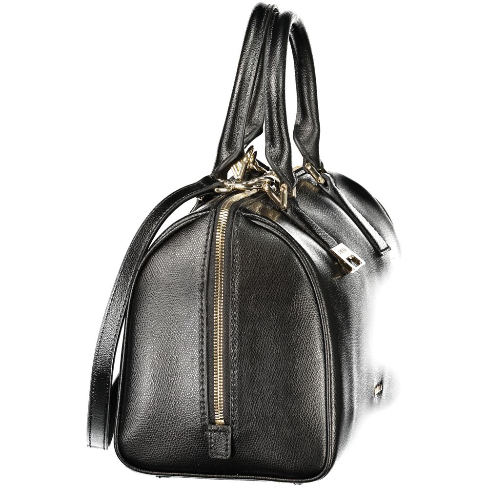 Furla Olivia M Boston Bag - Timeless Black Leather Elegance