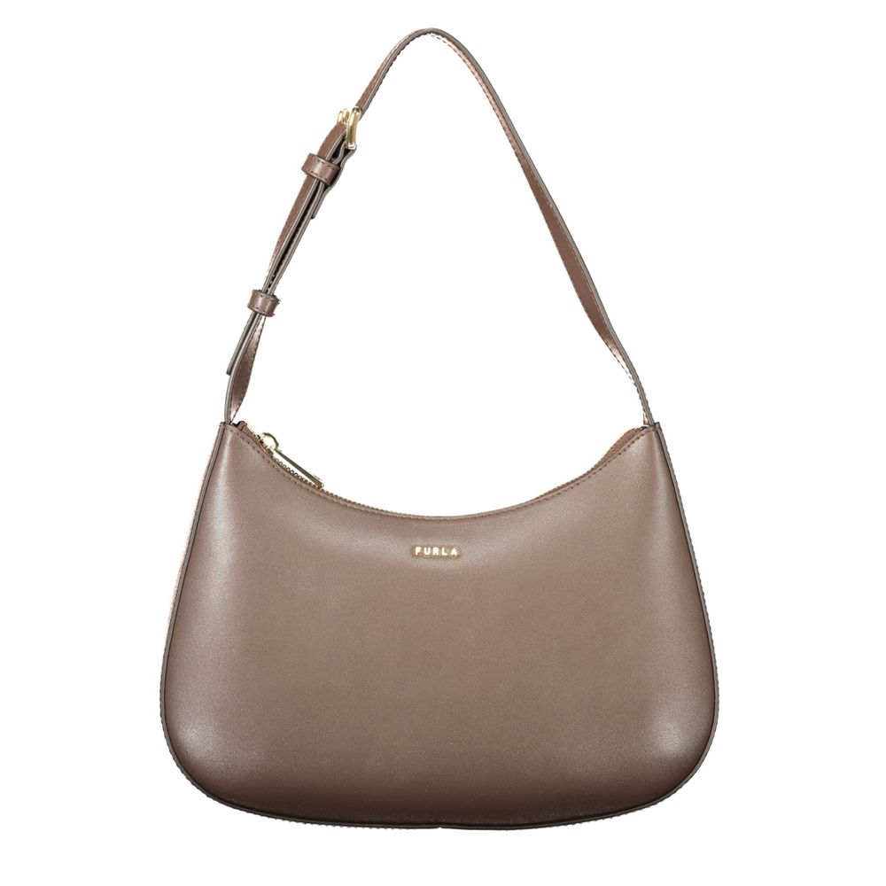 Furla Margot S Shoulder Bag - Timeless Luxury in Brown Leather