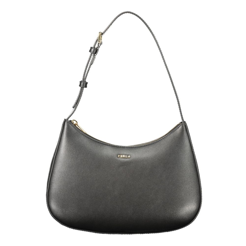 Furla Margot S Shoulder Bag - Timeless Black Leather Elegance