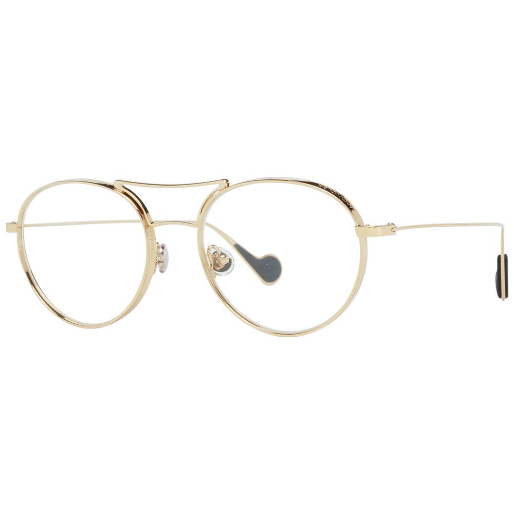 Moncler Gold Metal Sunglasses - Timeless Luxury Accessory