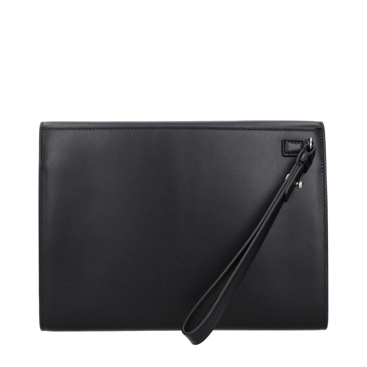 Discover the Ferragamo Black Leather Clutch Bag, a masterpiece of Italian craftsmanship, merging timeless elegance with versatile luxury for the discerning individual.