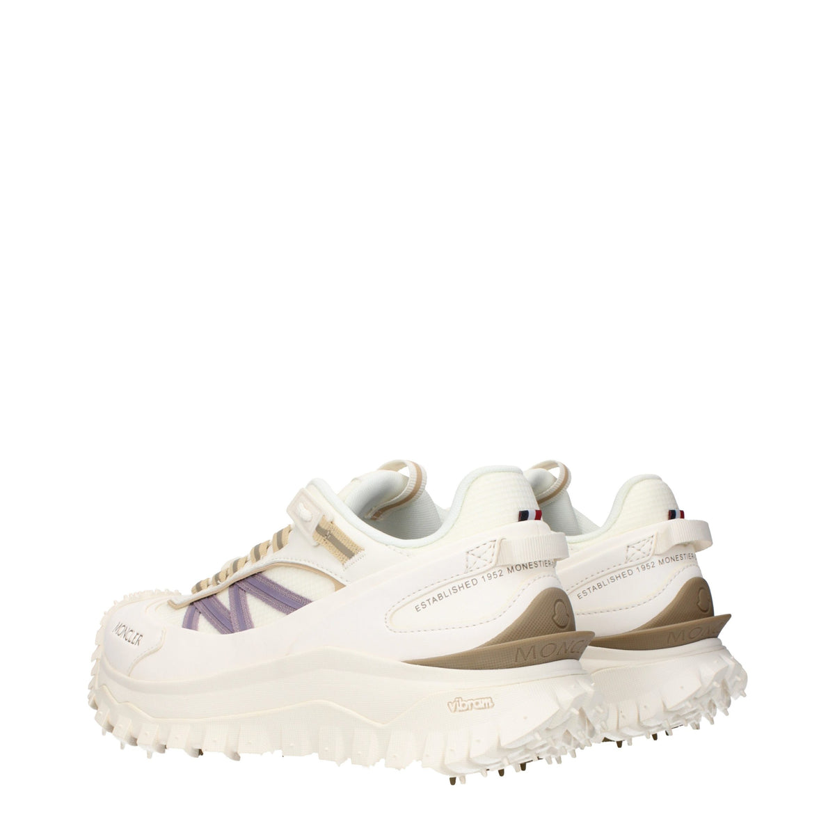 Experience the exquisite allure of Moncler White Fabric Sneakers, where luxurious design meets unparalleled comfort, elevating your style to new heights.