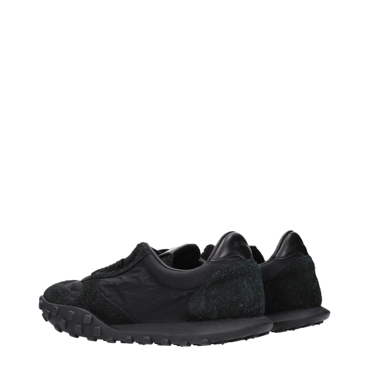 Experience the allure of Jil Sander Black Fabric Sneakers, where exquisite craftsmanship meets timeless elegance, perfect for those who embody luxury and sophistication.