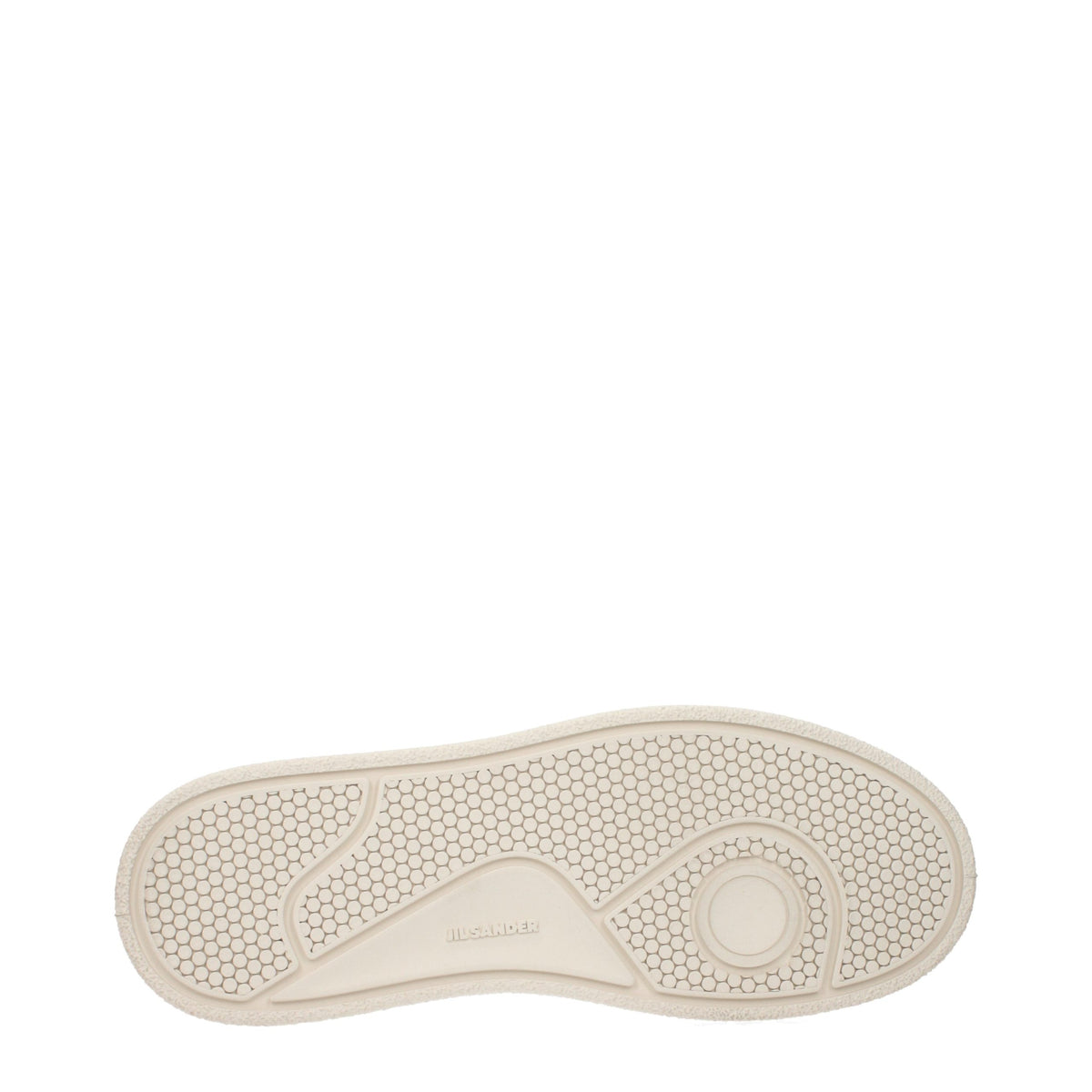 Indulge in the Jil Sander Beige Fabric Platform Sneakers, where exquisite craftsmanship meets timeless elegance, elevating your style with luxurious comfort and sophistication.