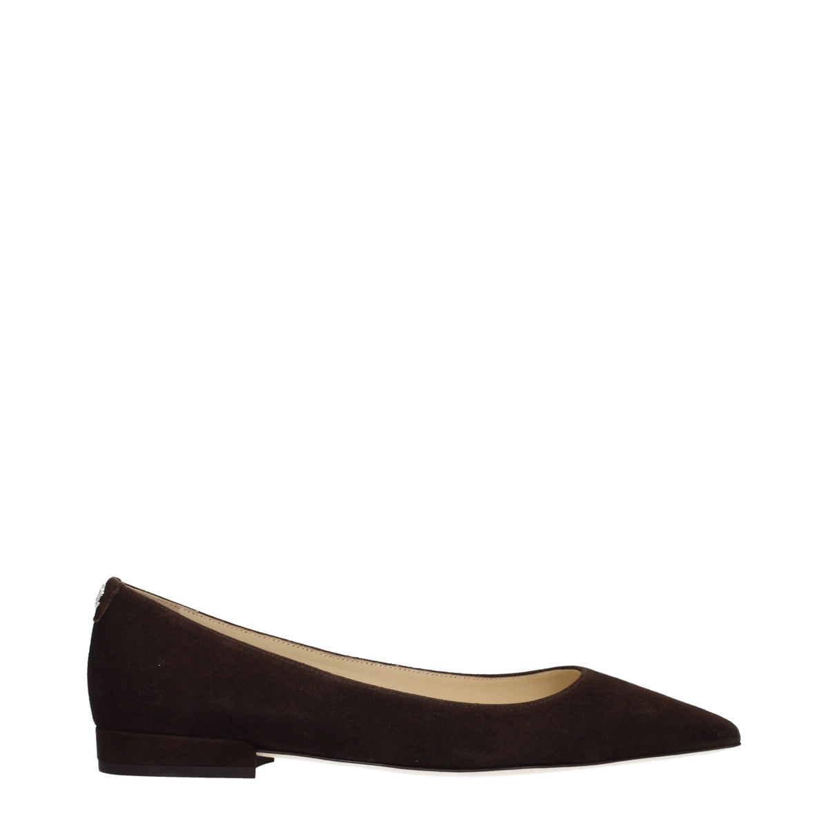 Experience the allure of Jimmy Choo Brown Leather Ballet Flats, where exquisite craftsmanship meets timeless elegance, elevating your style for any occasion.