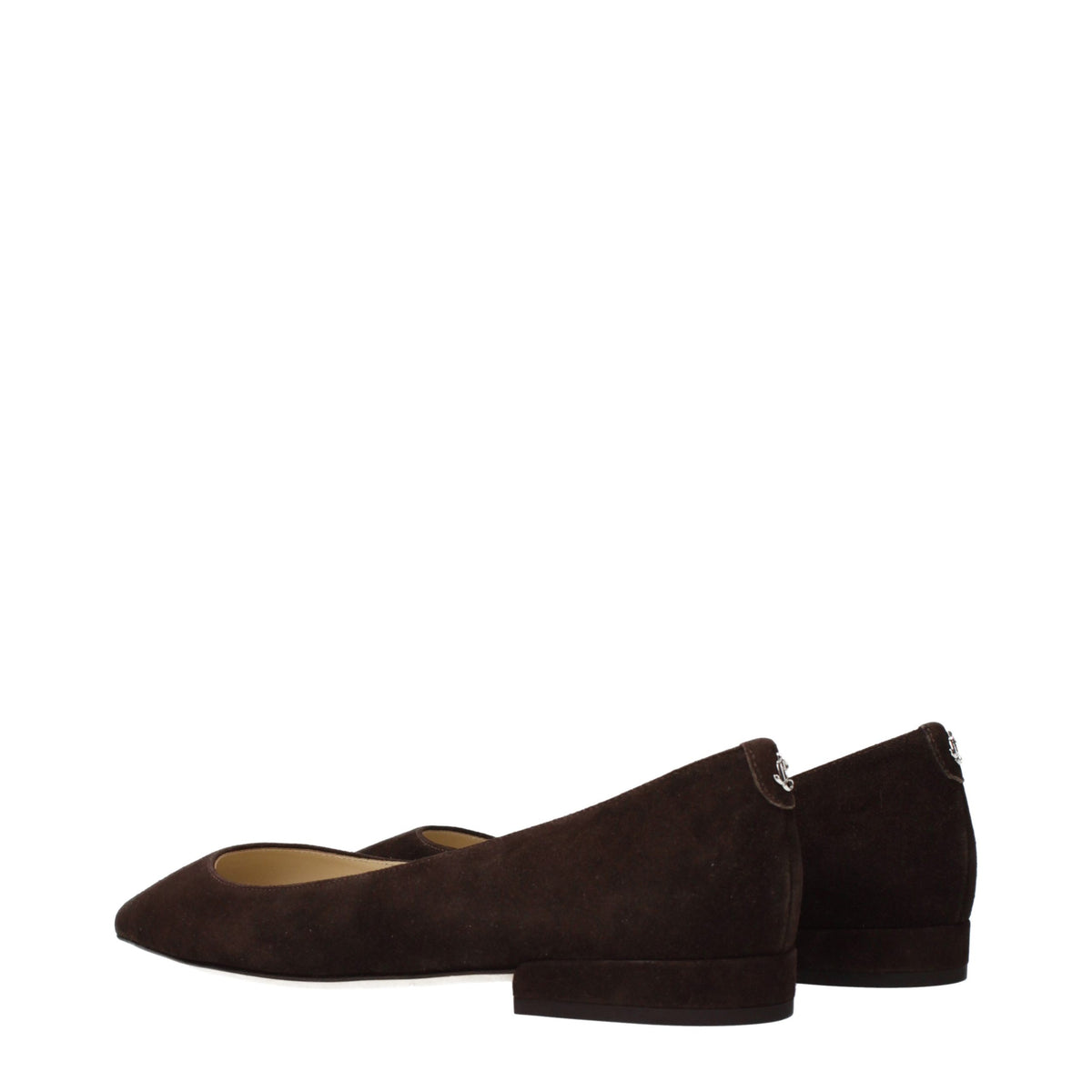Step into a realm of timeless elegance with Jimmy Choo Brown Leather Ballet Flats, where exquisite craftsmanship meets refined sophistication for the discerning individual.