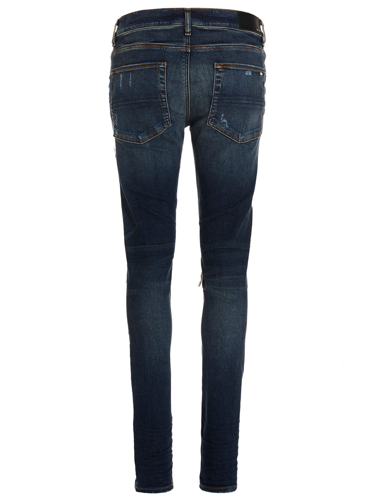 Indulge in the artistry of AMIRI Blue Cotton Skinny Jeans, where exquisite craftsmanship meets a bold aesthetic, elevating your wardrobe with timeless luxury and sophistication.