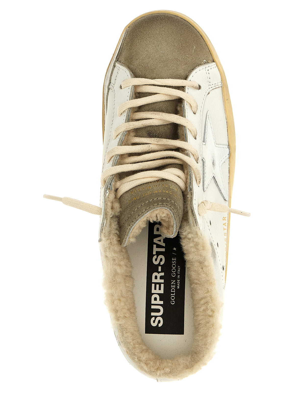 Elevate your wardrobe with Golden Goose Beige Cowhide Low Top Sneakers, where exquisite Italian craftsmanship meets timeless style, perfect for the discerning fashion aficionado.