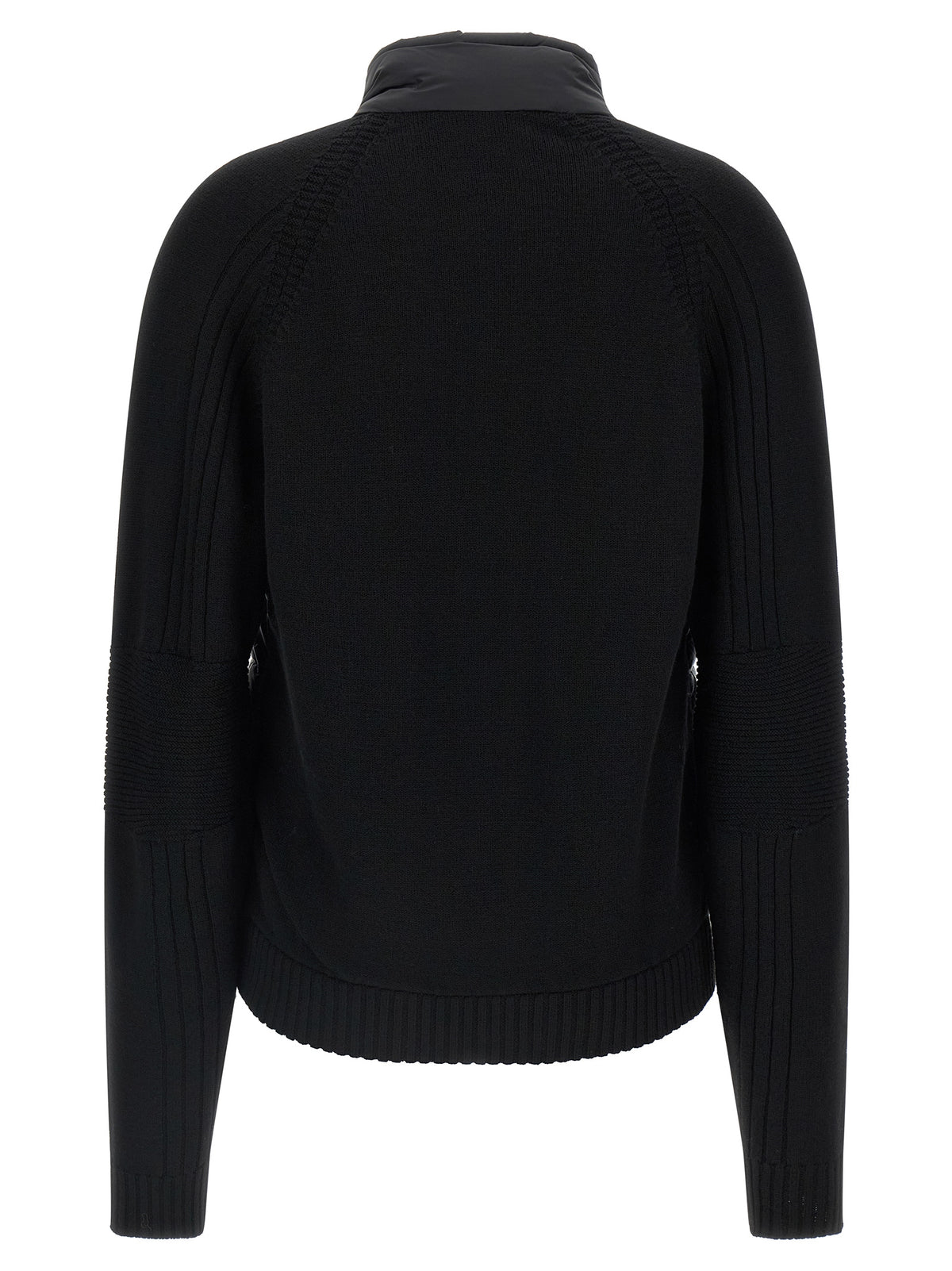Indulge in the Moncler Grenoble Black Polyamide Cardigan, where exquisite craftsmanship meets luxurious warmth, perfect for those who embody sophistication and elegance.