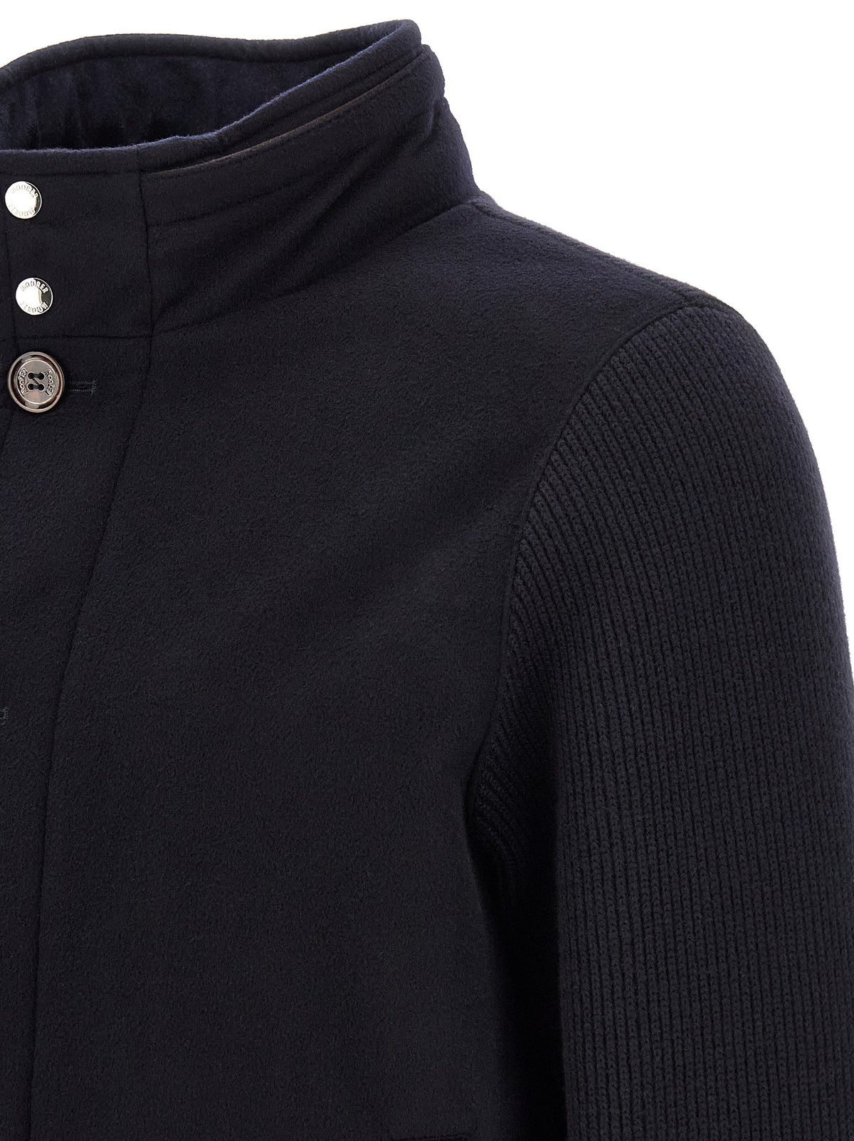 MooRER Blue Wool Bomber