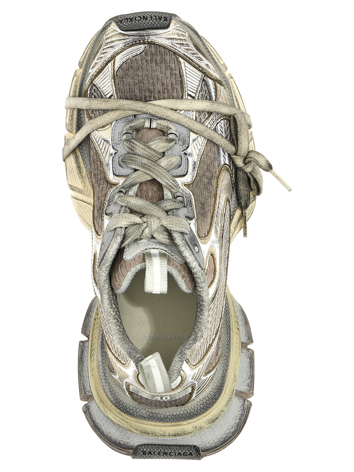 Balenciaga Gray Polyethylene Athletic Sneakers - Elevate Your Style