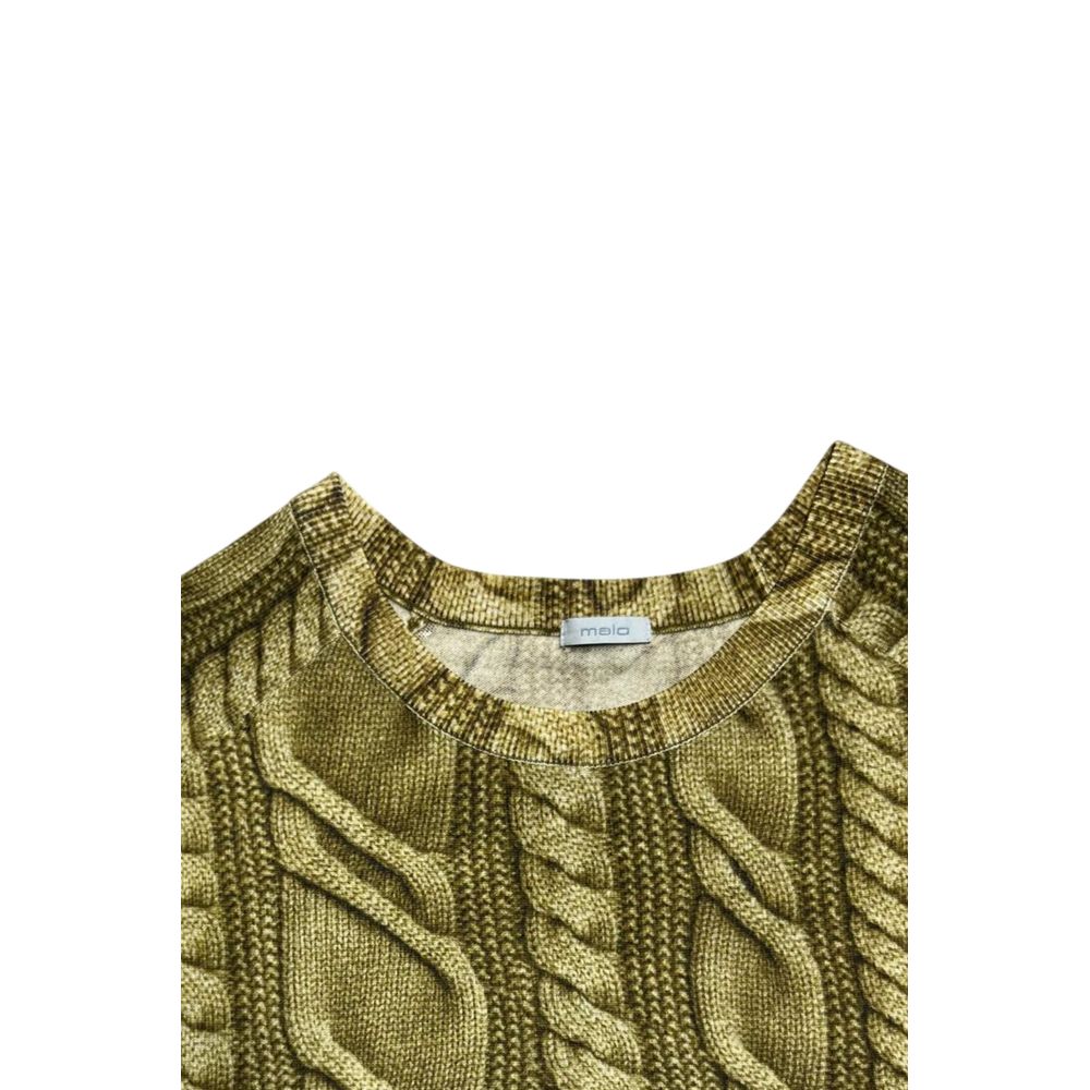 Malo Gradient Green Wool Sweater - Elevate Your Style