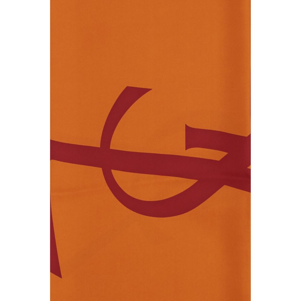 Saint Laurent Cassandre Silk Foulard - Timeless Luxury Accessory