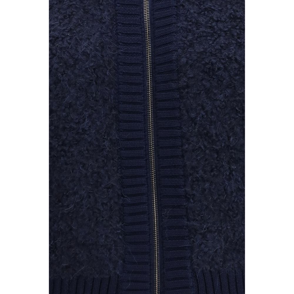 Jacob Cohen Alpaca Bouclé Cardigan - Luxurious Fashion Statement