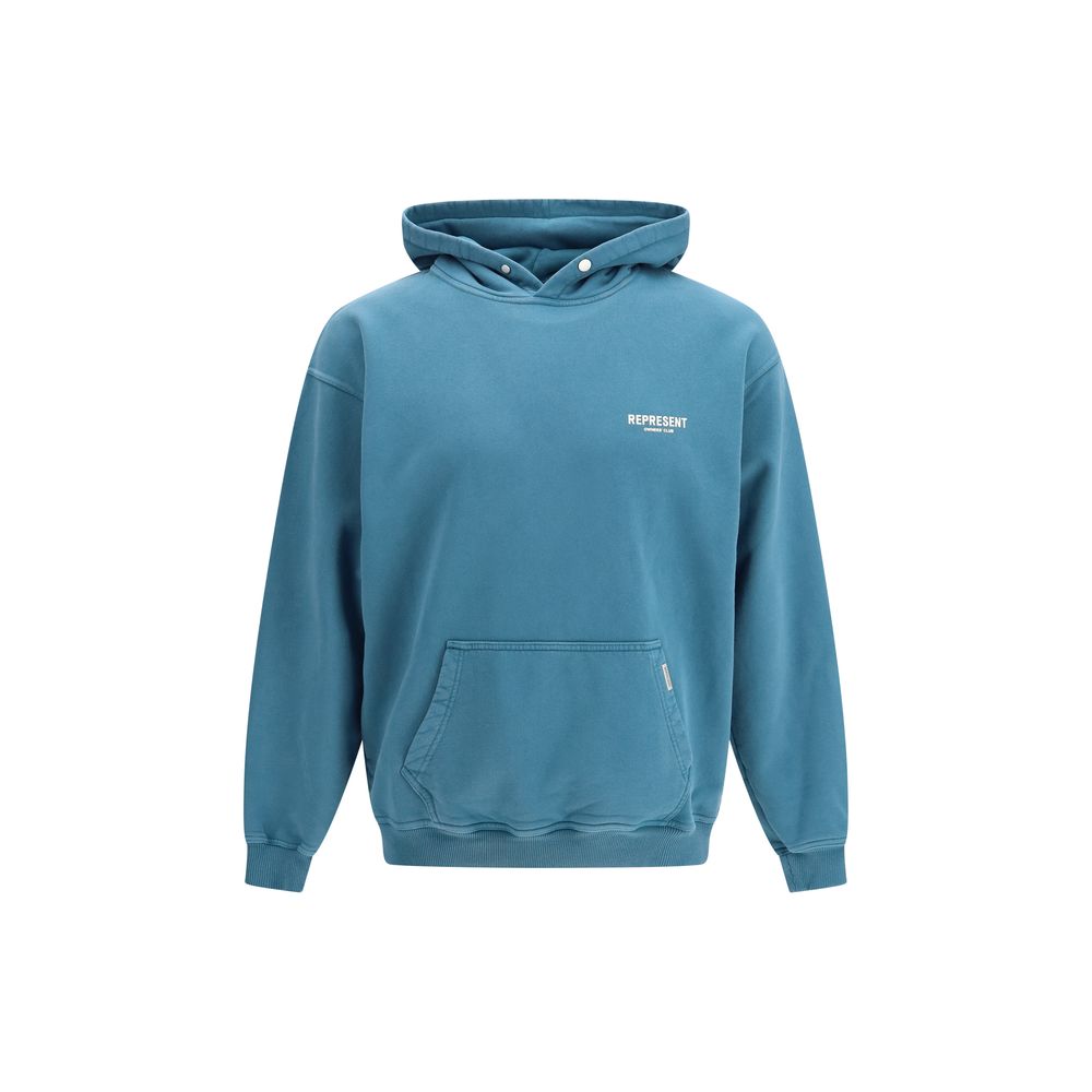 Represent Blue Cotton Sweatshirt - Elevate Your Streetwear Elegance
