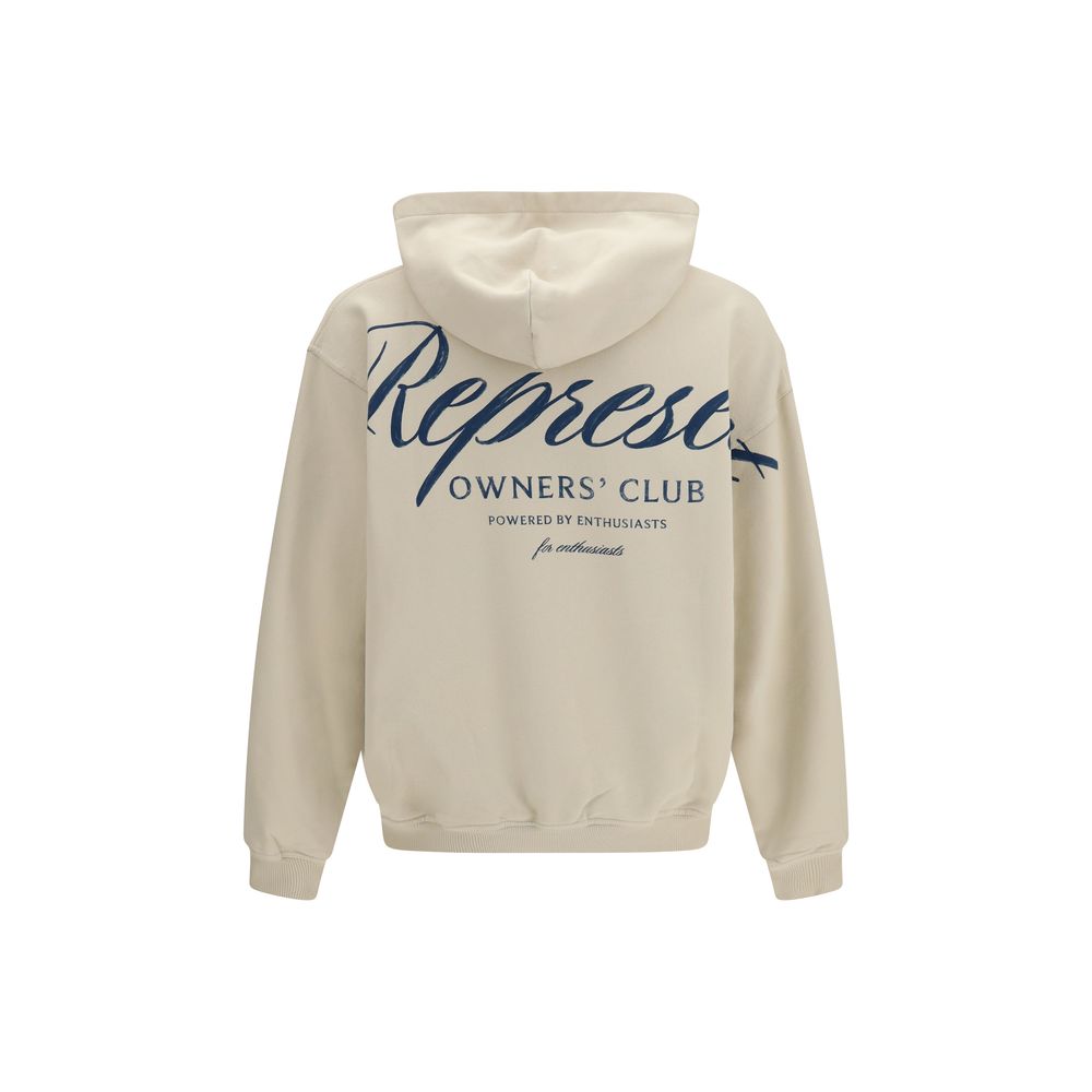 Represent Beige Cotton Sweatshirt - Elevate Your Streetwear Style