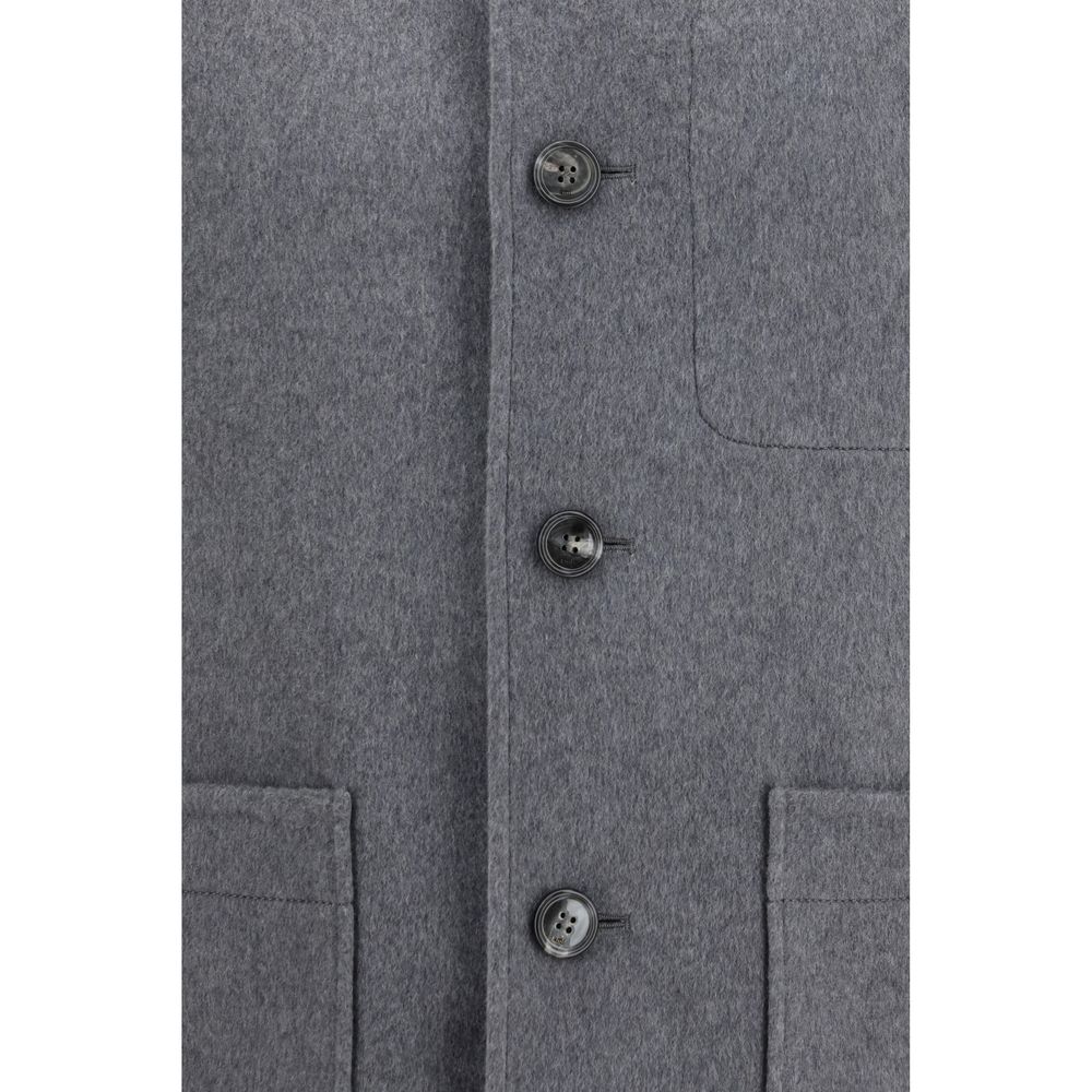 Ami Paris Boule Jacket - Timeless Luxury in Wool and Cashmere